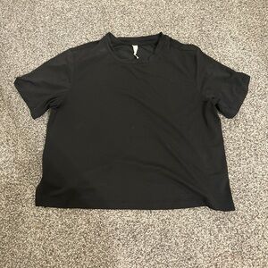 lululemon athletica Black Short Sleeve Tee